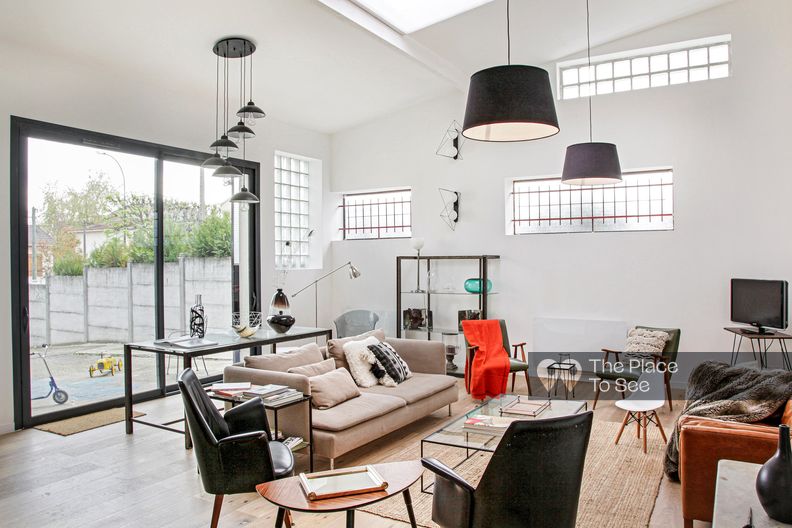 Former factory renovated as an industrial loft 