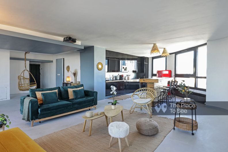 Appartement contemporain vue sur Paris et la Défense