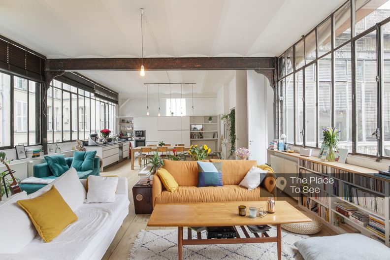 Cosy loft in a former industrial workshop