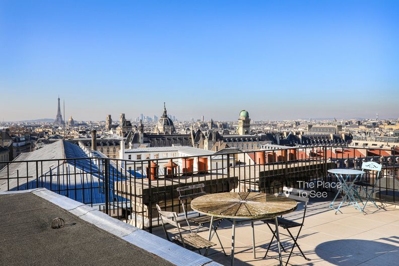 Rooftop avec vue sur le Panthéon et tout Paris