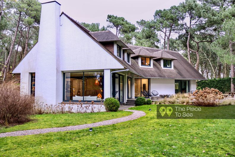 House in a wooded park