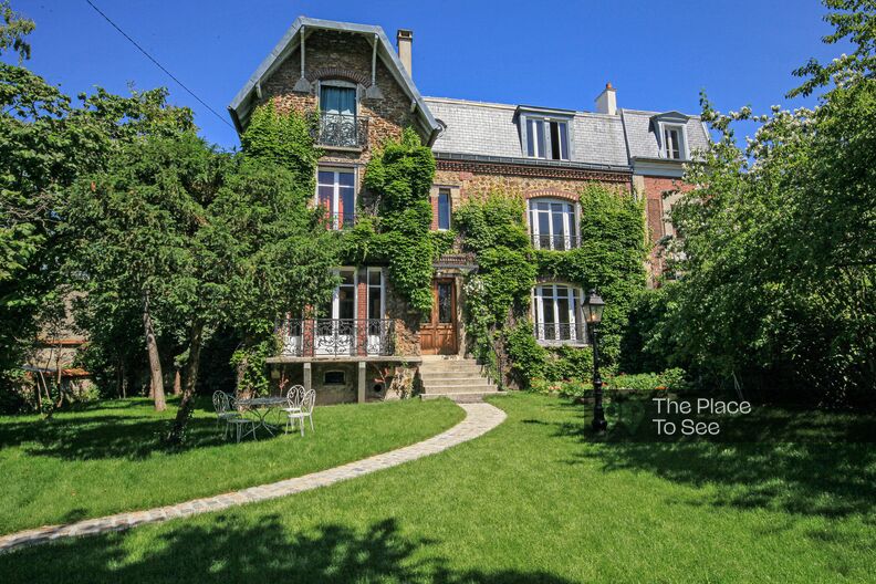 Maison du XIXe siècle à la décoration colorée et élégante