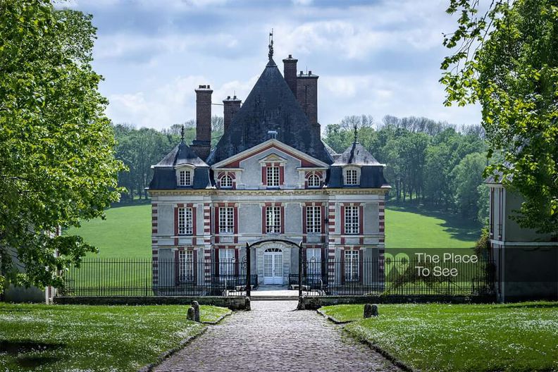 Colorful 16th century castle