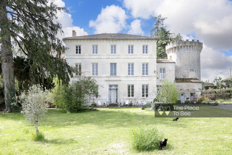 Atypical medieval castle with refined interior near Angoulême