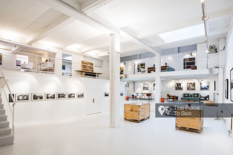 Modular white industrial loft