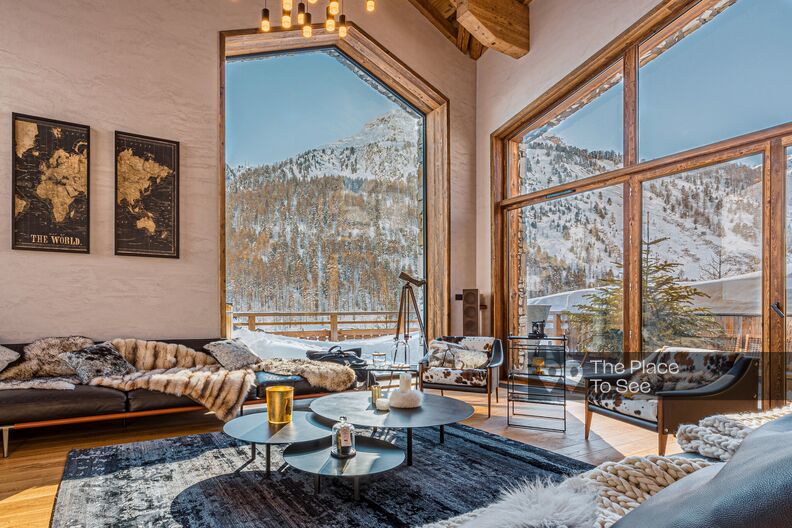 Chalet moderne haut de gamme avec vue panoramique sur les montagnes