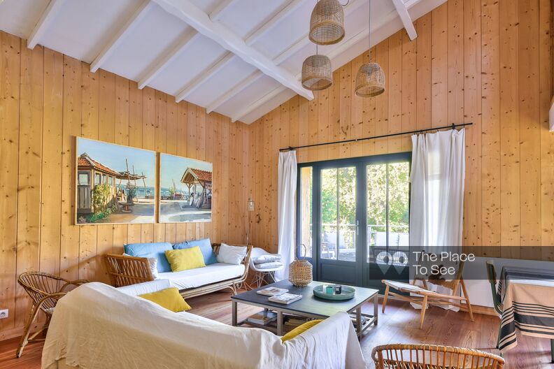 Maison en bois au Cap-Ferret avec piscine