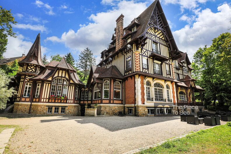 Luxurious 19th century half-timbered mansion