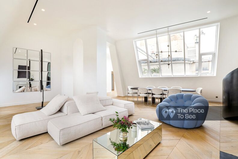 Duplex contemporain rooftop et vue imprenable sur la Tour Eiffel